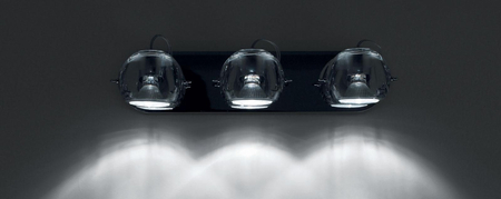 Kinkiet/lampa sufitowa Fabbian D57G2541 Beluga Colour 3 Luci Rame