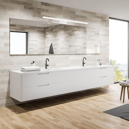 Milagro Kinkiet Shine 80cm 15W LED Biały ML6337 BIAŁY