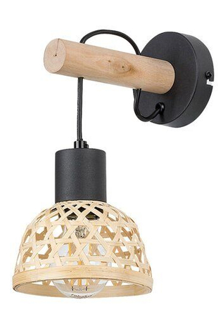 Kinkiet Rabalux Rattan 71025 czarny
