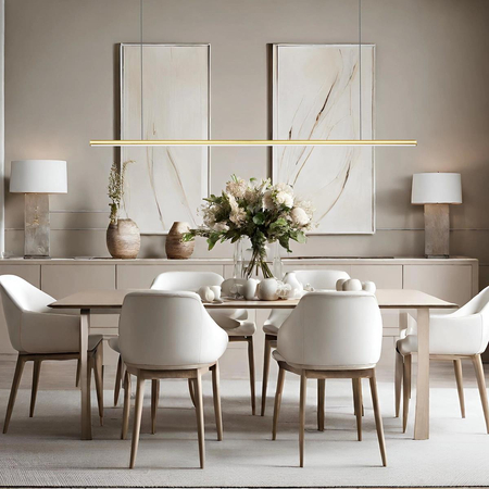 Lampa wisząca Linea No.1B 120cm 3k złota Dali