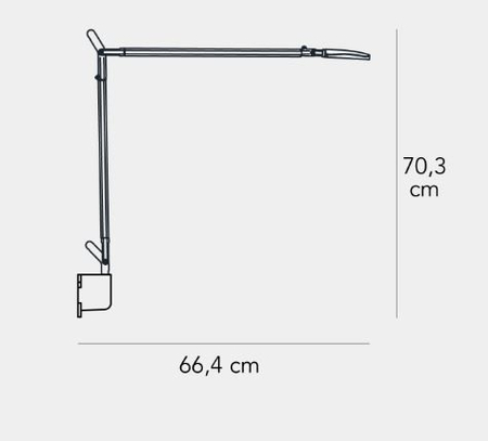 Kinkiet LED Fontana Arte F432545350GSWL Volée