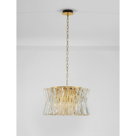 Lampa wisząca Luces Exclusivas MELUNTO LE45152 złoty i odcienie złota