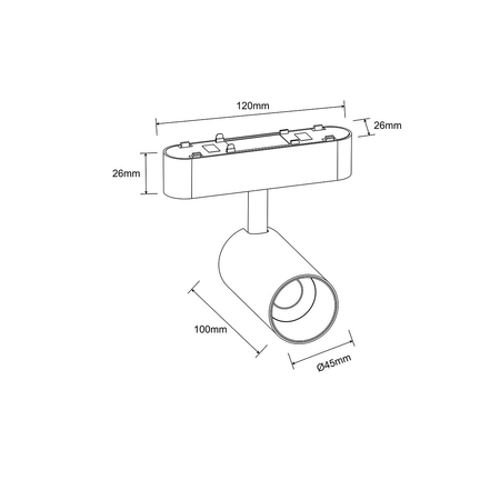 Light Prestige Reflektor Magnetic Slim Veltra 10W LED 4000K biały LP-606-MAG SLIM 10W 4WH