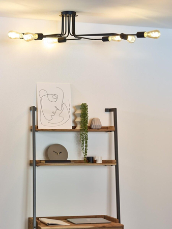 Lampa sufitowa Lucide LESTER czarny 21112/08/30