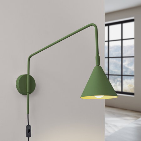Sollux Lighting Kinkiet NOX zielona oliwka SL.1700