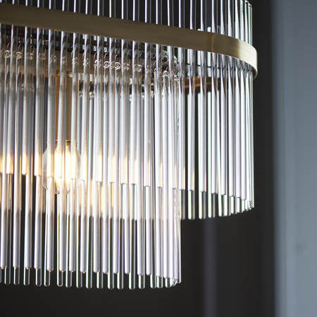 Lampa wisząca Endon Lighting Marietta 112573 mosiądz