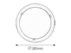 Lampa sufitowa Rabalux Ufo 5121 chrom satyna