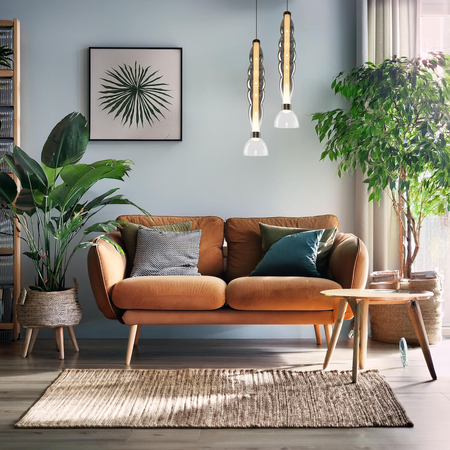 Milagro Lampa wisząca LUCCO smoked 18W ML1415 DYMIONY