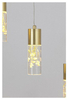 Lampa wisząca Rabalux Floresta 6559 złoty