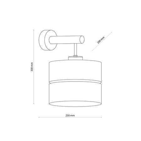 Kinkiet ECO TK Lighting 5776 czarny