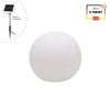 Kula LED Lampa solarna zewnętrzna ogrodowa przenośna 2900K Biała ciepła Ø30 32416S biały