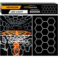 Modułowy system oświetleniowy autogamma HEXAGON LED 297 x 515 cm 6000K aluminium