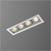 Lampa wpuszczana AQForm Squares 50 x 4 Recessed Biały Struktura