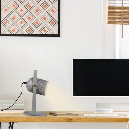 Lampa stołowa Rabalux Ronnie 5254 popielaty