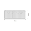Lampa sufitowa NOMAD Zuma Line CL22009B-D40 biały