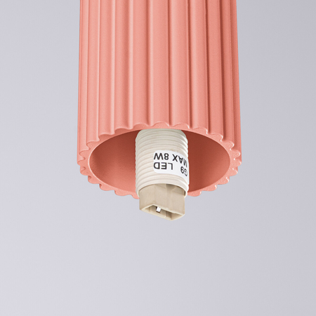 Sollux Lighting Plafon HALO brzoskwiniowy IP44 SL.1753