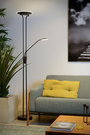 Lampa podłogowa Lucide CHAMPION-LED czarny 19792/24/30