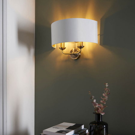 Kinkiet Endon Lighting Highclere 98937 mosiądz