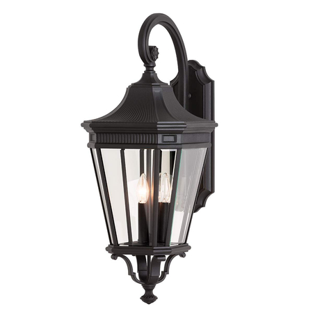 Lampa zewnętrzna Elstead Lighting Cotswold Lane czarny FE-COTSLN2-L-BK