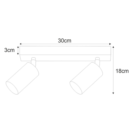 Lampa sufitowa Kaja MATI K-5821 beż, złoty