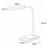 Lampa biurkowa IKA Kaja K-BL1027 CZARNY 