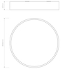 Lampa sufitowa Astro Mallon LED 1125014 Polerowany Chrom