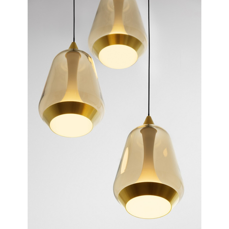 Lampa wisząca Luces Exclusivas RORIZNO LE45113 czarny, złoty i odcienie złota