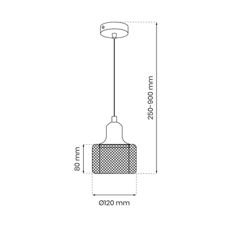 Milagro Lampa wisząca LUMI 1xG9 ML9747 CZARNY + ZŁOTY