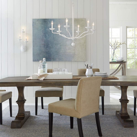 Żyrandol Elstead Lighting Annie biały FE-ANNIE6-PSW