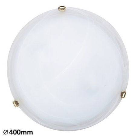 Lampa sufitowa Rabalux Alabastro 3301 białe szkło alabastrowe