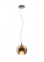 Lampa wisząca Fabbian D57A5141 Beluga Royal Ø20 Bronzo-LED