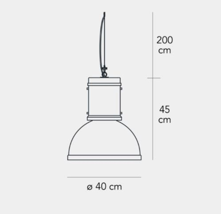 Lampa wisząca Fontana Arte F500090220BINE Lampara