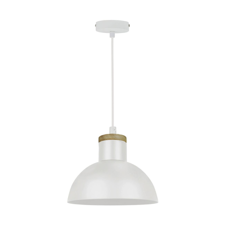 Lampa wisząca Zuma Line JOSE P15079-D22 WHITE / WOODEN