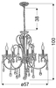 Żyrandol Candellux 35-96152 Aurora