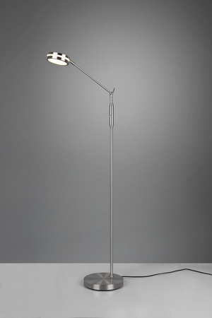 Lampa podłogowa Trio 426510107 srebrny