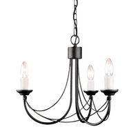 Żyrandol Elstead Lighting Carisbrooke czarny CB3-BLACK