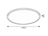 Lampa sufitowa Rabalux Ezio 71156 czarny matowy