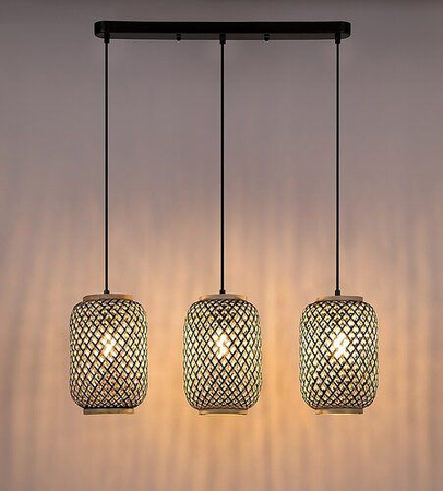 Lampa wisząca Rabalux Adalla 72093 czarny matowy