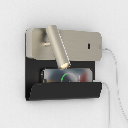 Astro Enna USB Cradle ACCESSORY Shelf Matowy Czarny
