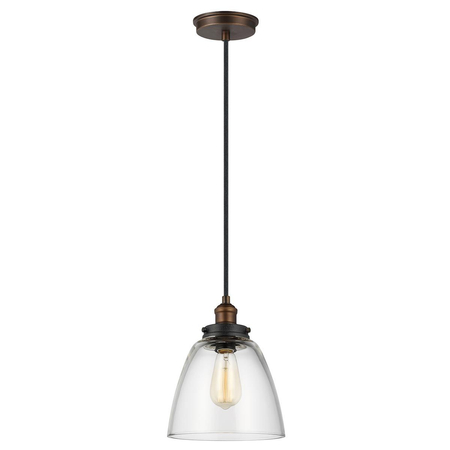 Lampa wisząca Elstead Lighting Baskin mosiądz FE-BASKIN-P-B-BR