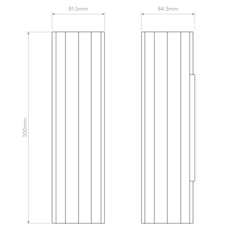 Kinkiet Astro Hashira 300 1442006 Matowy Złoty