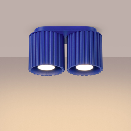 Sollux Lighting Plafon AURA 2 ultramaryna GU10 SL.1810