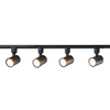 Zestaw oświetlenia szynowego Snow 1F 4xGU10 LP-737 BK SET