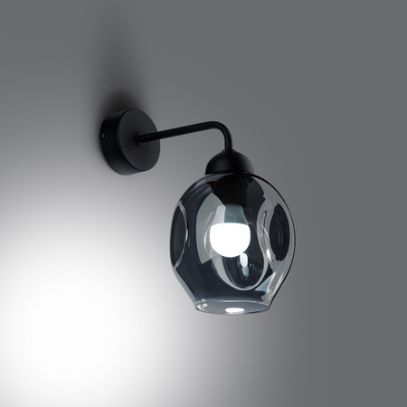 Sollux Lighting Kinkiet FILLAN 1 czarny SL.1143