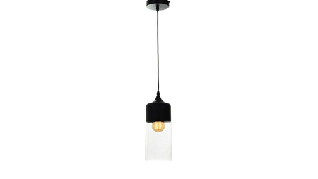 Lampa wisząca Lumina Deco LDP 6806 (BK+PR) Zenia