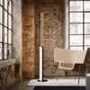 Lampa podłogowa Slamp MODULA BLACK - PLISSÉ TWISTED MODFM00DPB000TW000EU czarny