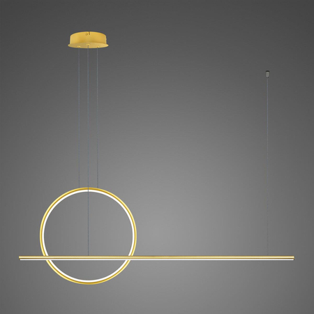 Lampa wisząca Linea No.2 120 40cm złota 3k