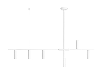 Lampa wisząca TREVO 6 ALL WHITE Aldex 1104K biały