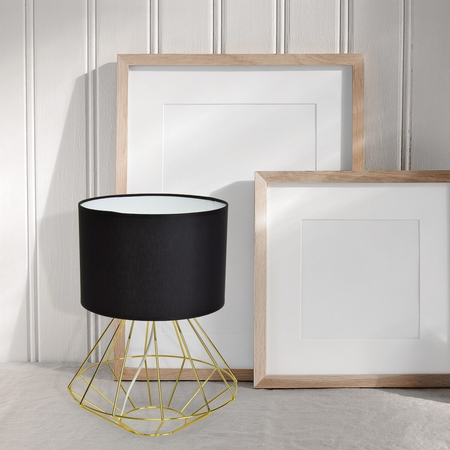 Milagro Lampa stojąca LUPO BLACK/GOLD 1xE27 MLP6272 CZARNY / ZŁOTY