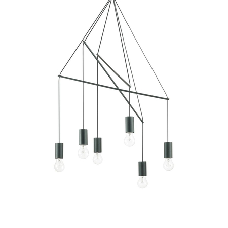 Lampa wisząca IdealLux 158815 Pop SP6 Nero